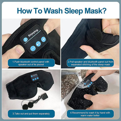 Cache-yeux Bluetooth pour dormir