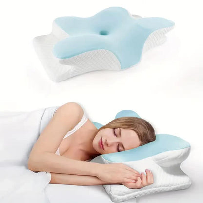 Oreiller cervical anti-ronflement